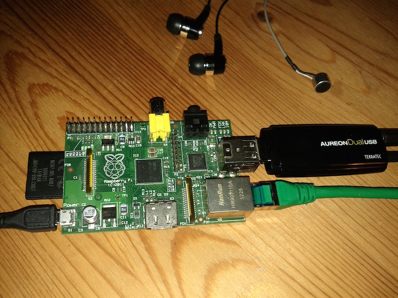 a Raspberry Pi running Pd