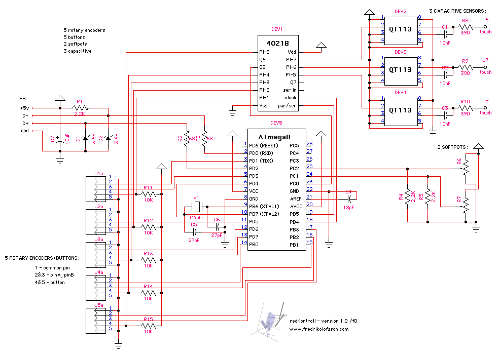 redKontroll schematics