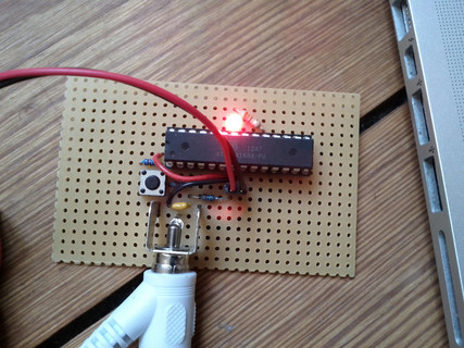 audioino protoboard circuit photo