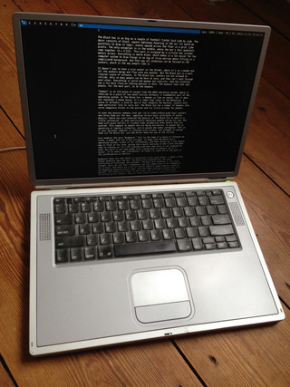 offline laptop running OpenBSD